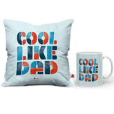 Cool Like Dad Cushion & Mug Combo